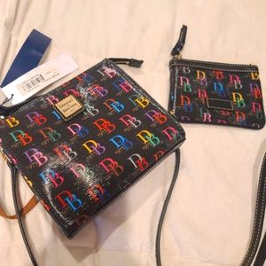 Dooney & Bourke db75 crossbody and wallet BUNDLE